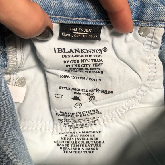 BlankNYC light denim blue shorts size 29 - Picture 4 of 4